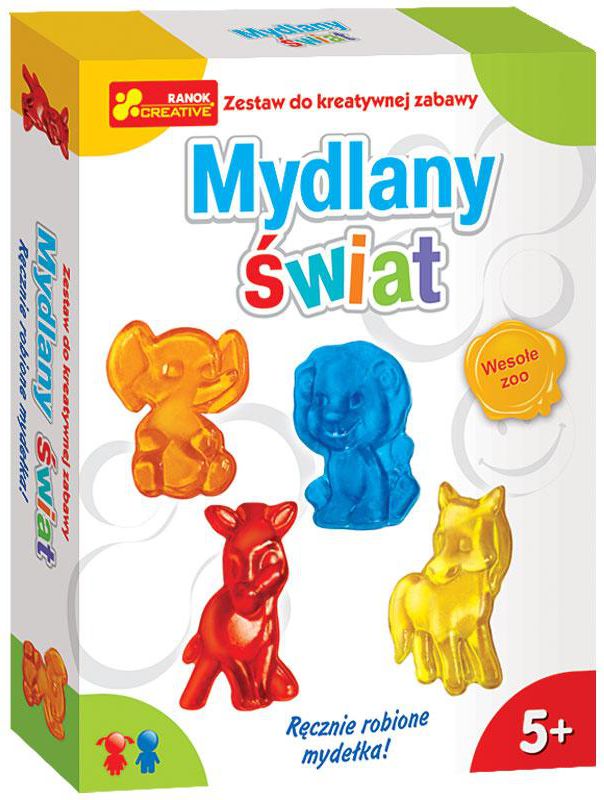 Ranok Zestaw do kreatywnej zabawy - Mydlany świat Zoo (157108)