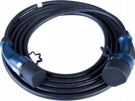 Kabel do ładowania samochodów Akyga Kabel do ładowania samochodów elektrycznych Akyga AK-EC-09 Type2 / Type2 1-faza 32A 7.2kW 6m