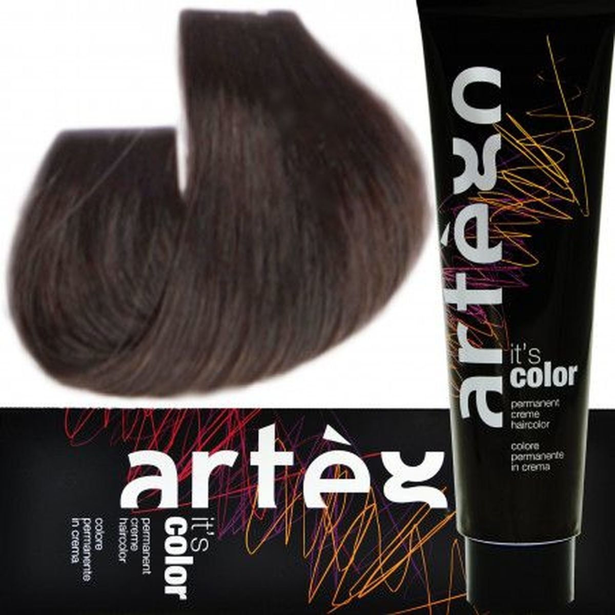 Artego Its Color Farba do włosów w kremie 150ml Ciemny Brąz (3.0 - 3-N)