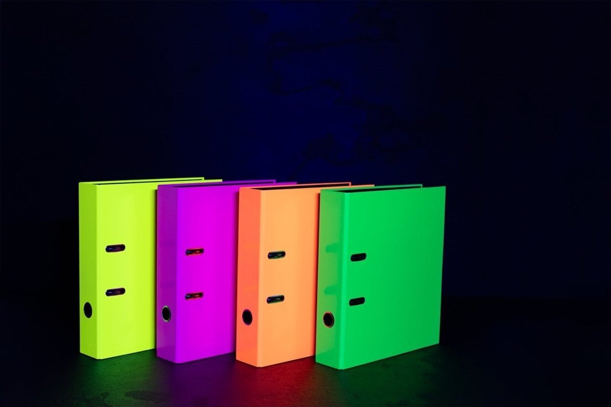 Herma HERMA Segregator posortowany A4 karton neonowy 10Stk