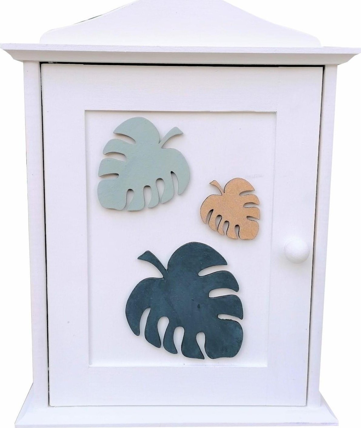 Prowansalska Manufaktura Szafka na klucze 3 liście-32