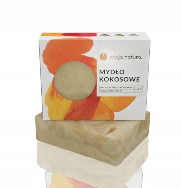 OPCJA NATURA_Mydło Kokosowe delikatne i nawilżające 100g