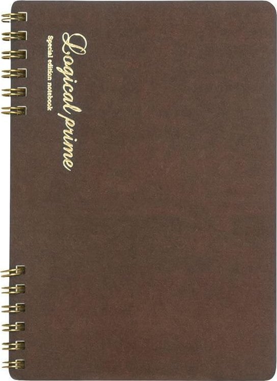 Notatnik B5 12x15cm Logical Prime PT brązowy