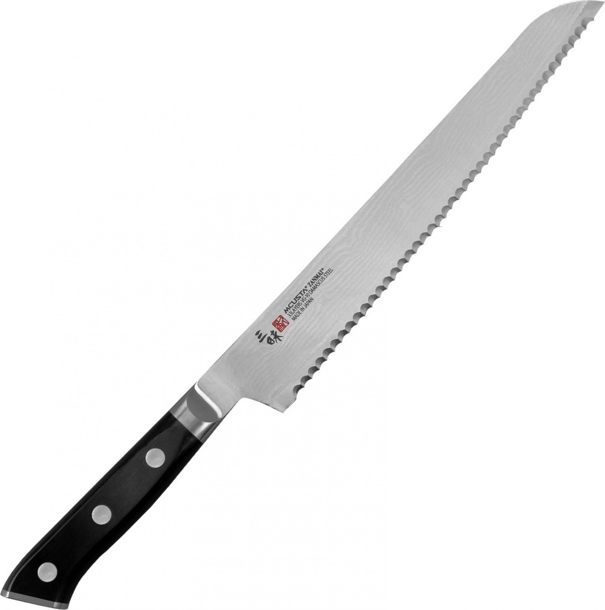 Mcusta Mcusta Zanmai Classic Damascus VG-10 Pakka Nóż do pieczywa 23cm