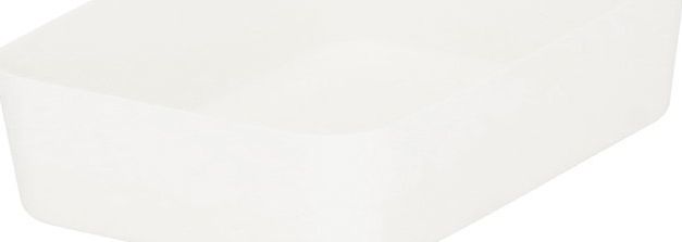 Springos Pojemnik do szuflady 13x18cm wielofunkcyjny wkład, organizer kremowy UNIWERSALNY