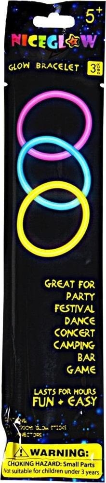 Zestaw bransoletek Glow stick 3szt