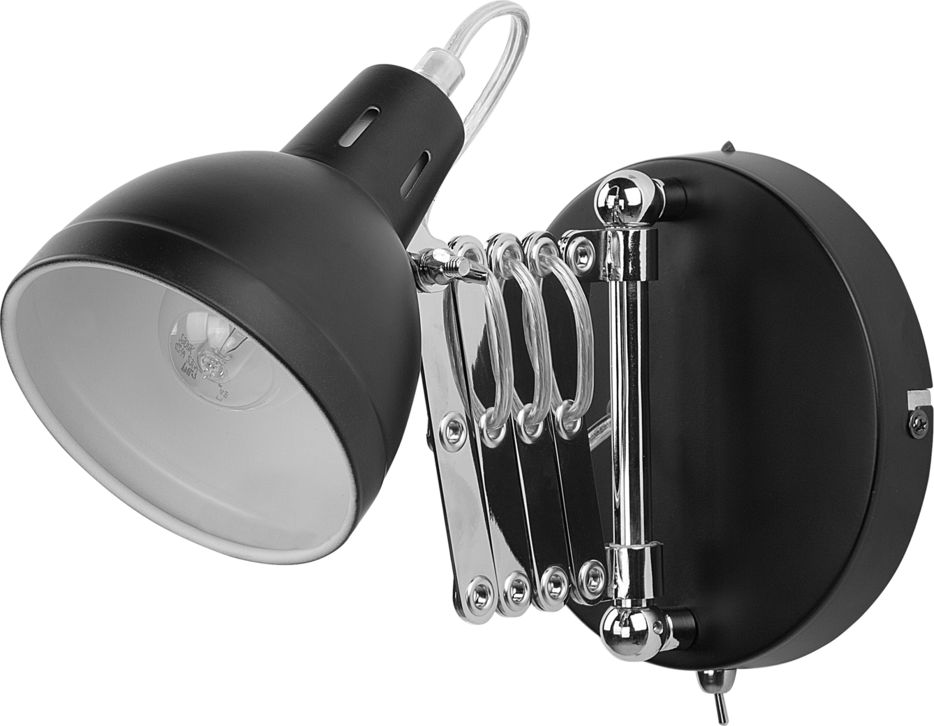 Kinkiet Beliani Lampa ścienna czarna HARRINGTON