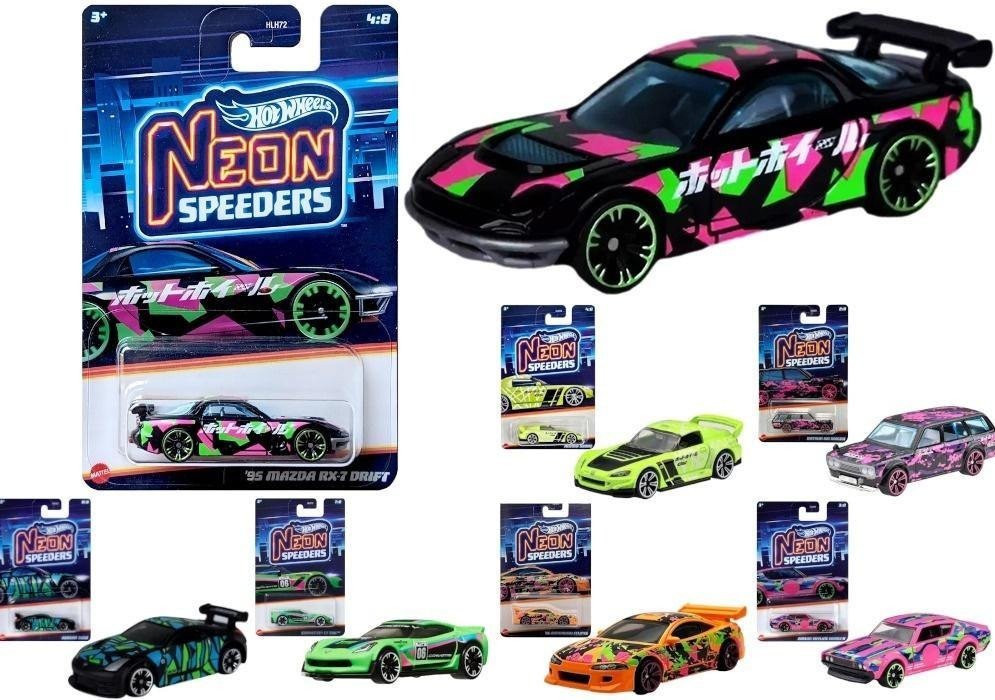 Hot Wheels Neon Speeders 1:64 mix