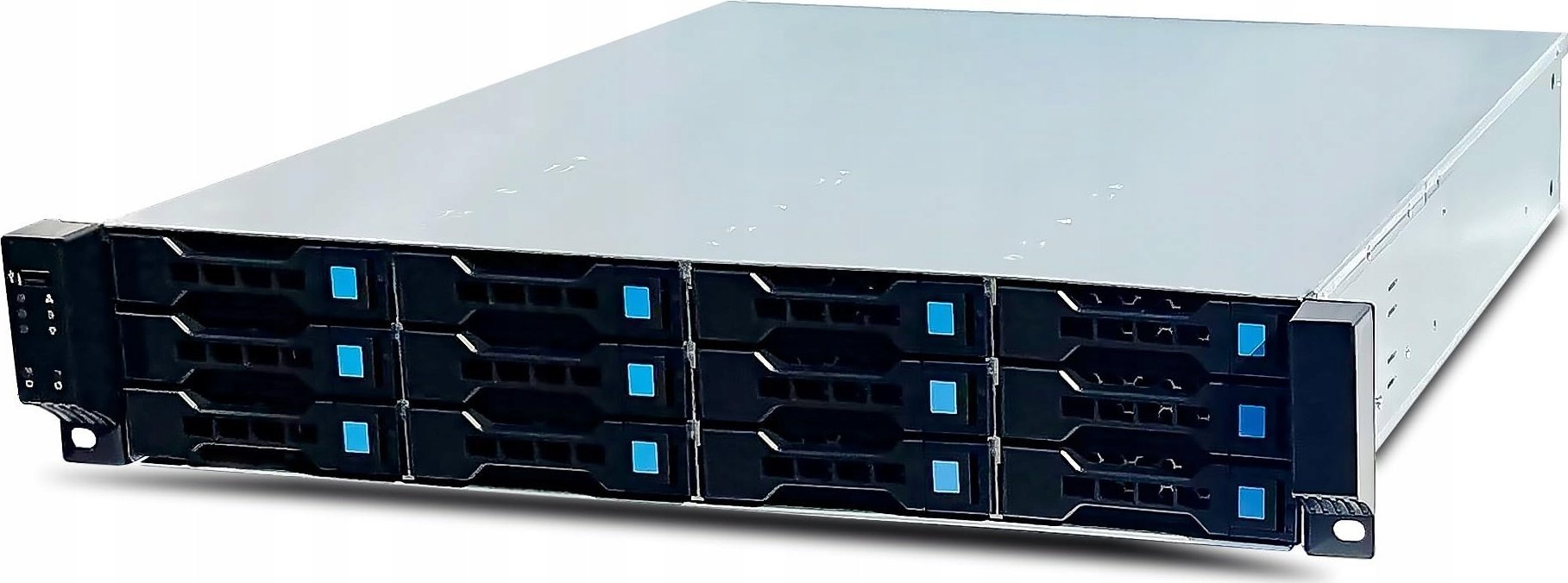 Obudowa Fantec FANTEC SRC-2012X07-12G/6G 2HE 550mm Storagegeh�use ohne Netzteil Vorinstallierte Backplane zur Aufnahme von SAS/SATA Festplatten