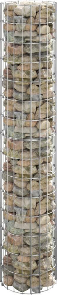 vidaXL vidaXL Okrągła donica gabionowa, podniesiona, stal, 30x150 cm