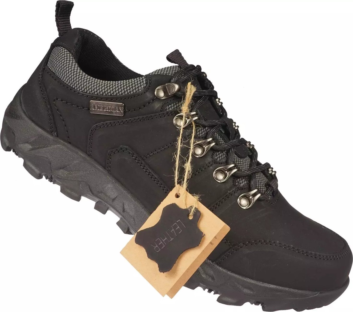 American Club Męskie obuwie przejściowe American Club MCY-110BL czarne 41