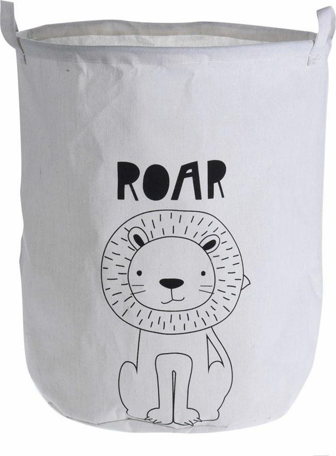 ASJ Commerce Uniwersalny kosz na zabawki lub na pranie, pojemnik, worek na brudną bieliznę, brudy, brudne ubrania, tekstylny, składany