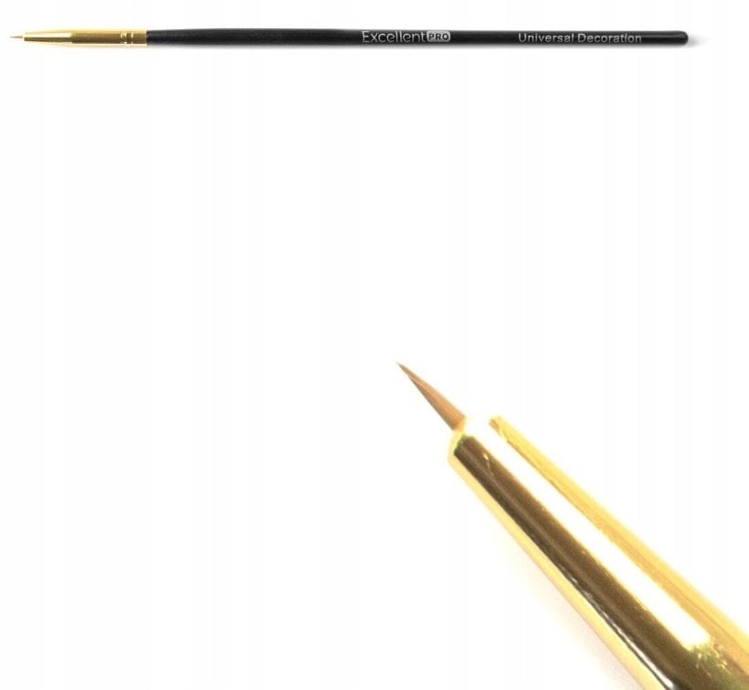 Cosmetics Zone EXCELLENT PRO Pędzelek do zdobień 3mm Black