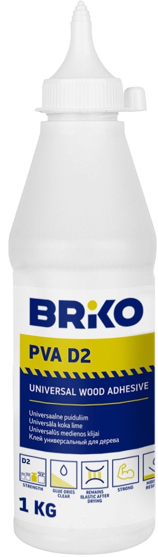 UNIVERSAL WOOD PVA D2 GLUE BRIKO (1 KG)