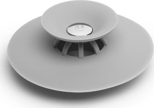 Syfon Sitko korek silikonowy do zlewu wanny umywalki szare