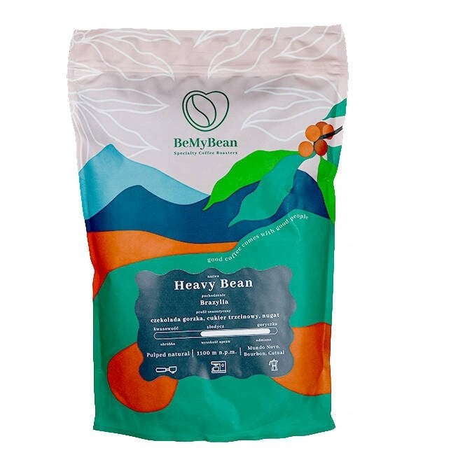 BeMyBean - kawa ziarnista Heavy Bean Brazylia Pulped Natural Espresso 1 kg