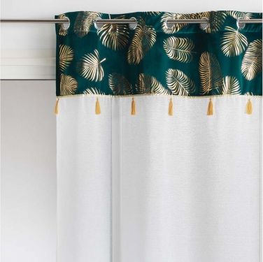 Douceur d`Interieur FIRANA SABALY - BIAŁA/ ZIELONA 140x240