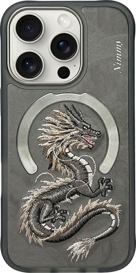 Etui Nimmy Dragon do iPhone 16 Pro szary standard