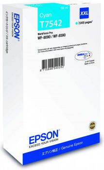 Tusz Epson Tusz T7542 Cyan 69ml (C13T754240)