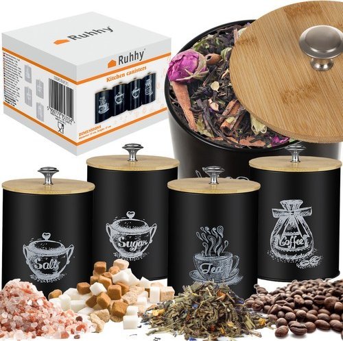 Ruhhy Pojemniki kuchenne - 4 szt. Ruhhy 24578