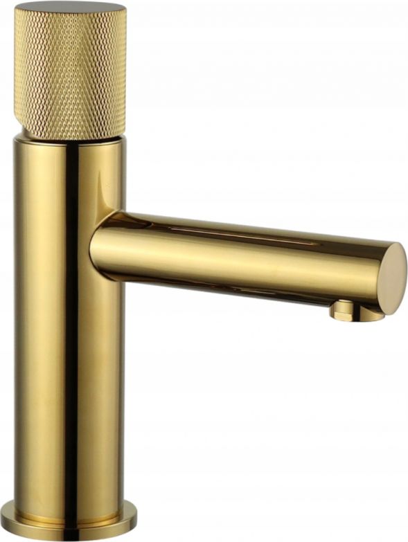 Bateria umywalkowa Mexen Elba One stojąca złoty