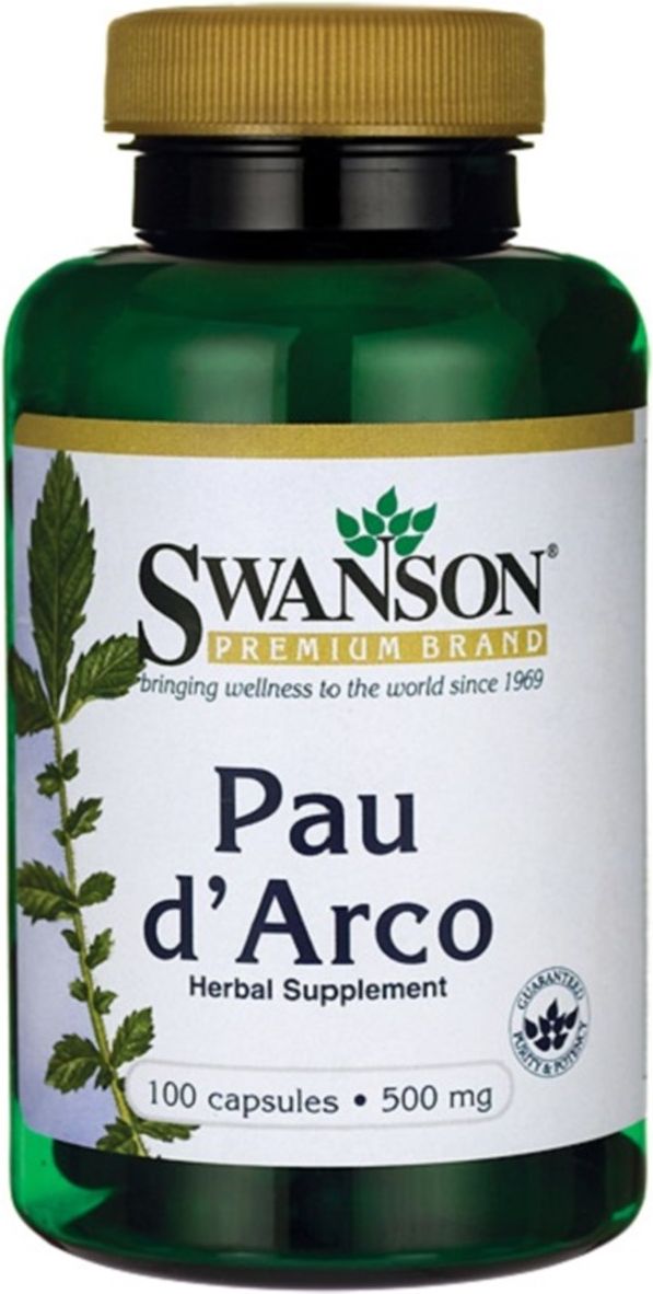 Swanson Pau d'Arco 500 mg - 100 kapsułek