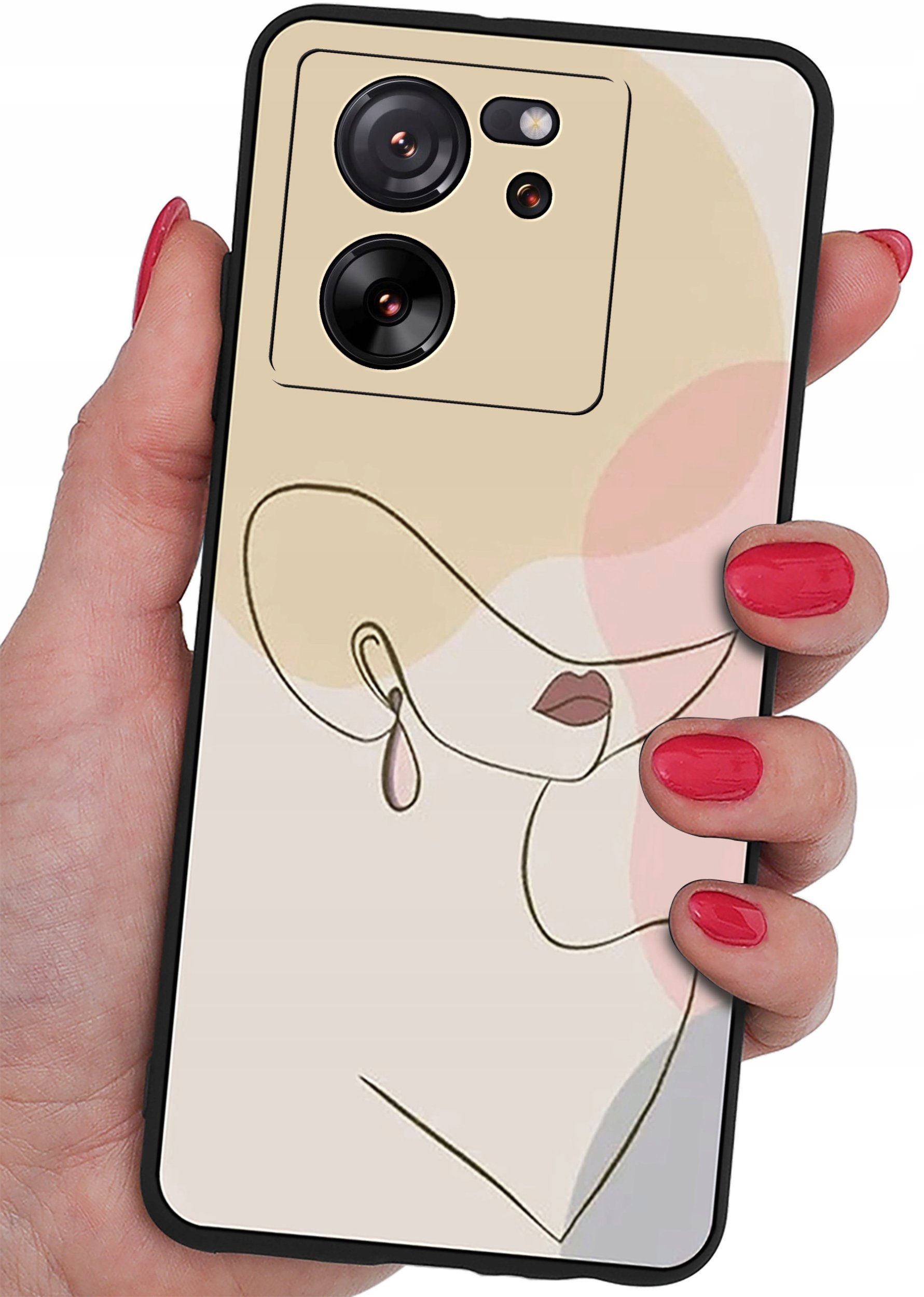 Etui do Xiaomi 13T | 13T Pro CASE WZORY MATT PLECKI + SZKŁO OCHRONNE 9H