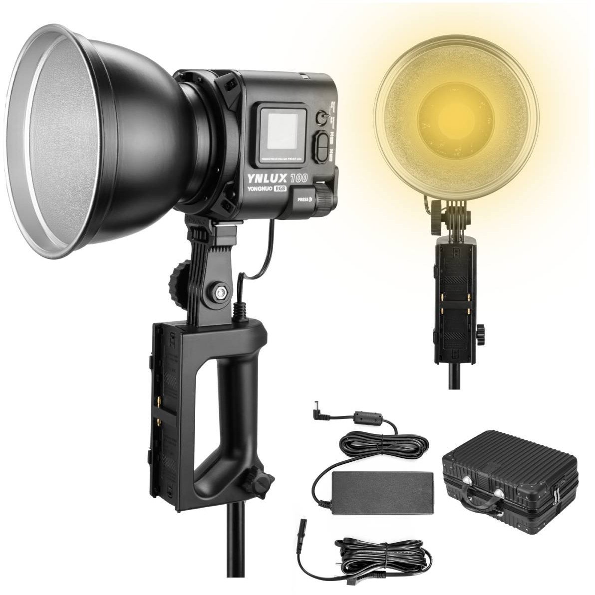 YONGNUO YNLUX100 RGB LAMPA LED FOTOGRAFICZNA STUDYJNA 2000-10000K 100W