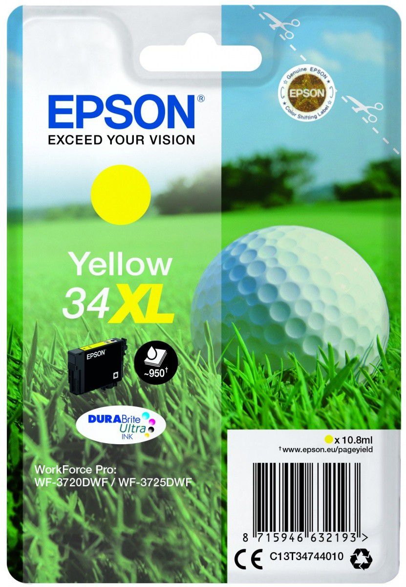 Tusz Epson Tusz T3474, yellow (C13T34744010)