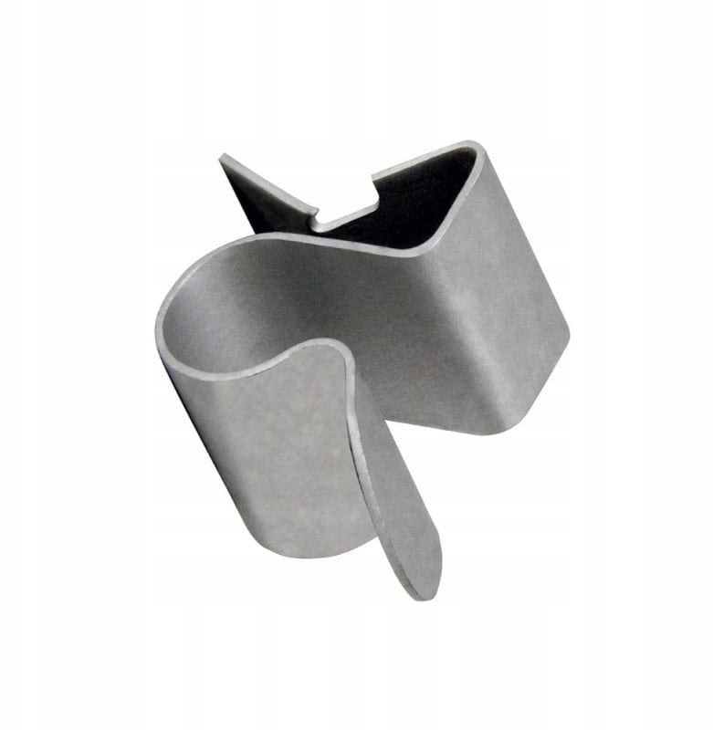 97511CC CELO Metalowy klips na belkę 4-7,5mm do kabli rurki peszla 10-11mm 100 szt.