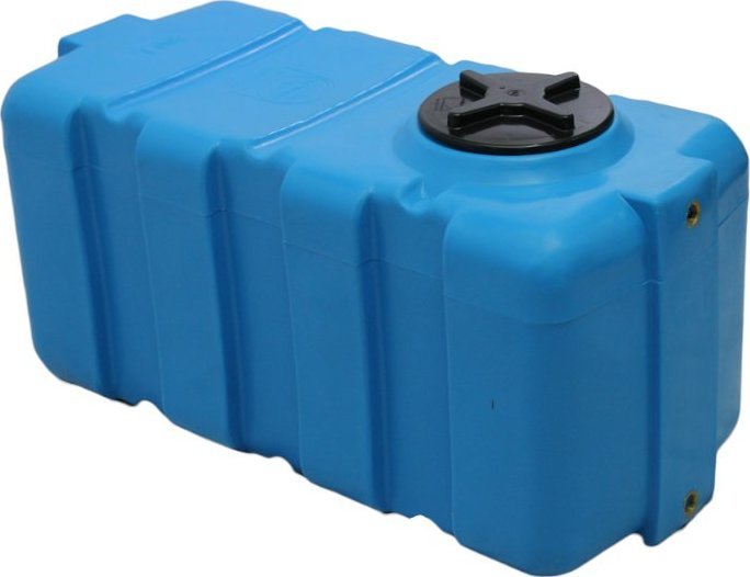 UHP Zbiornik plastikowy 200 l SG wym. 100 x 48 x 51 cm (gwint dolny 3/4 cala)