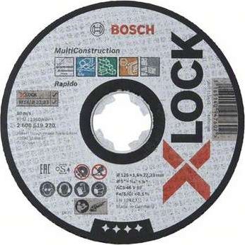 Bosch tarcza do metalu 125x1,6x22 X-LOCK (2608619270)