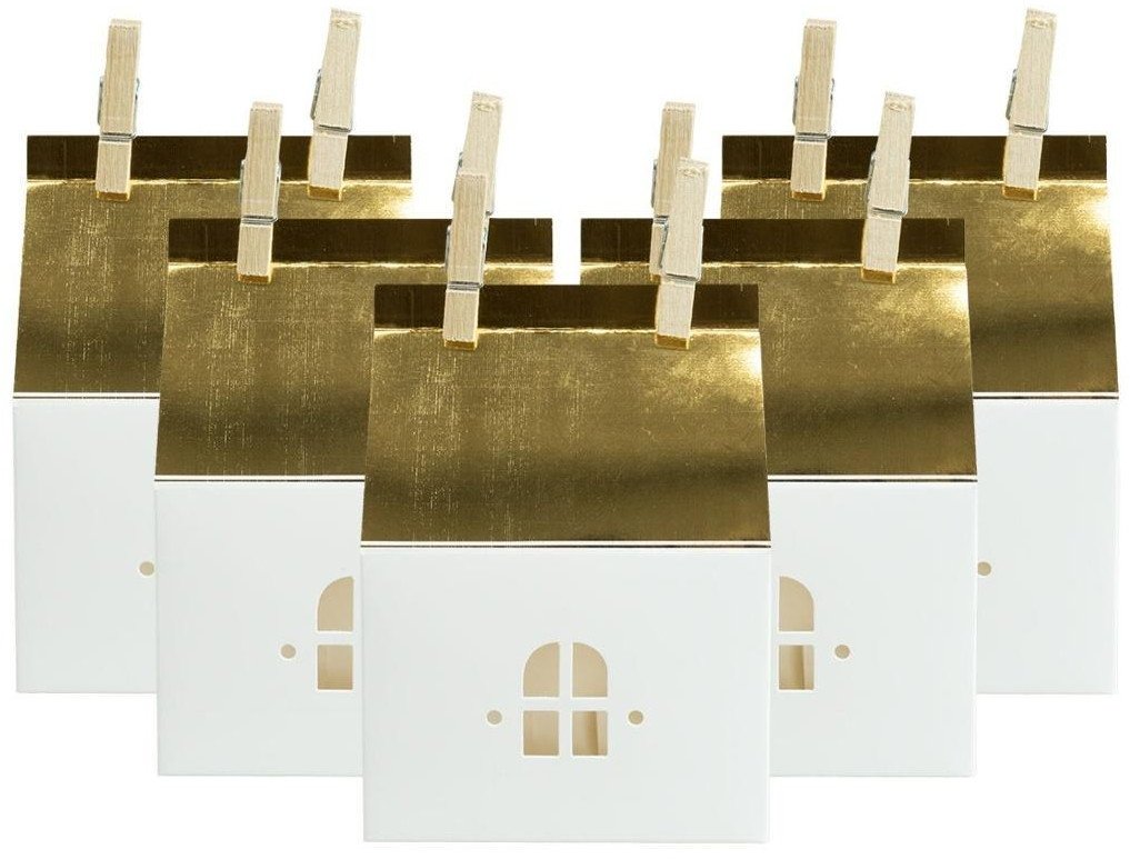 Papierowe domki 5szt