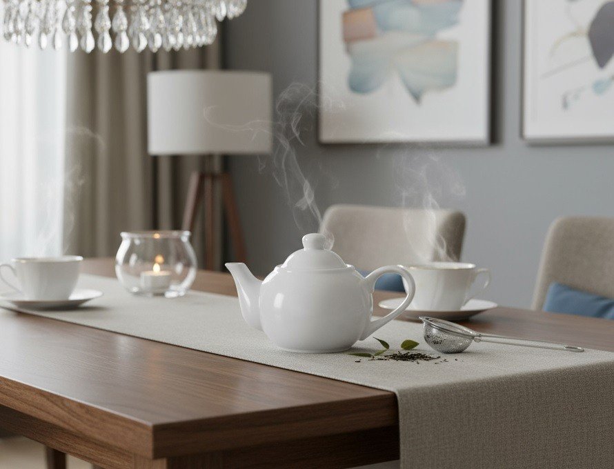 Czajnik porcelanowy 0,5 L Roma Bianco