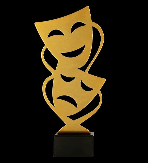Victoria Sport Trofeum metalowe z marmurową podstawą - Teatr