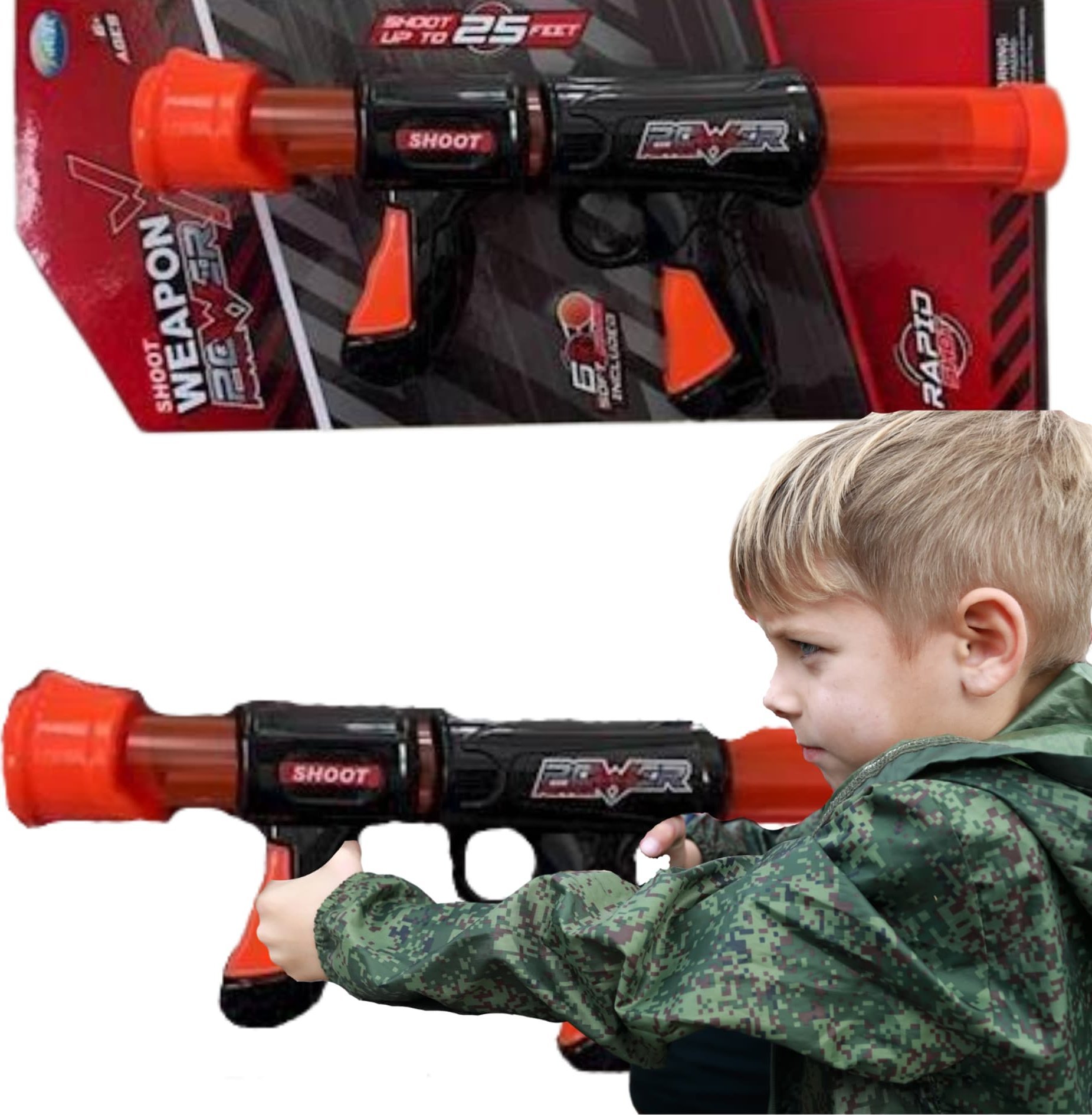 Maksik Pistolet Na Kulki Piankowe Karabin Broń Zabawkowa Aktywność Fizyczna