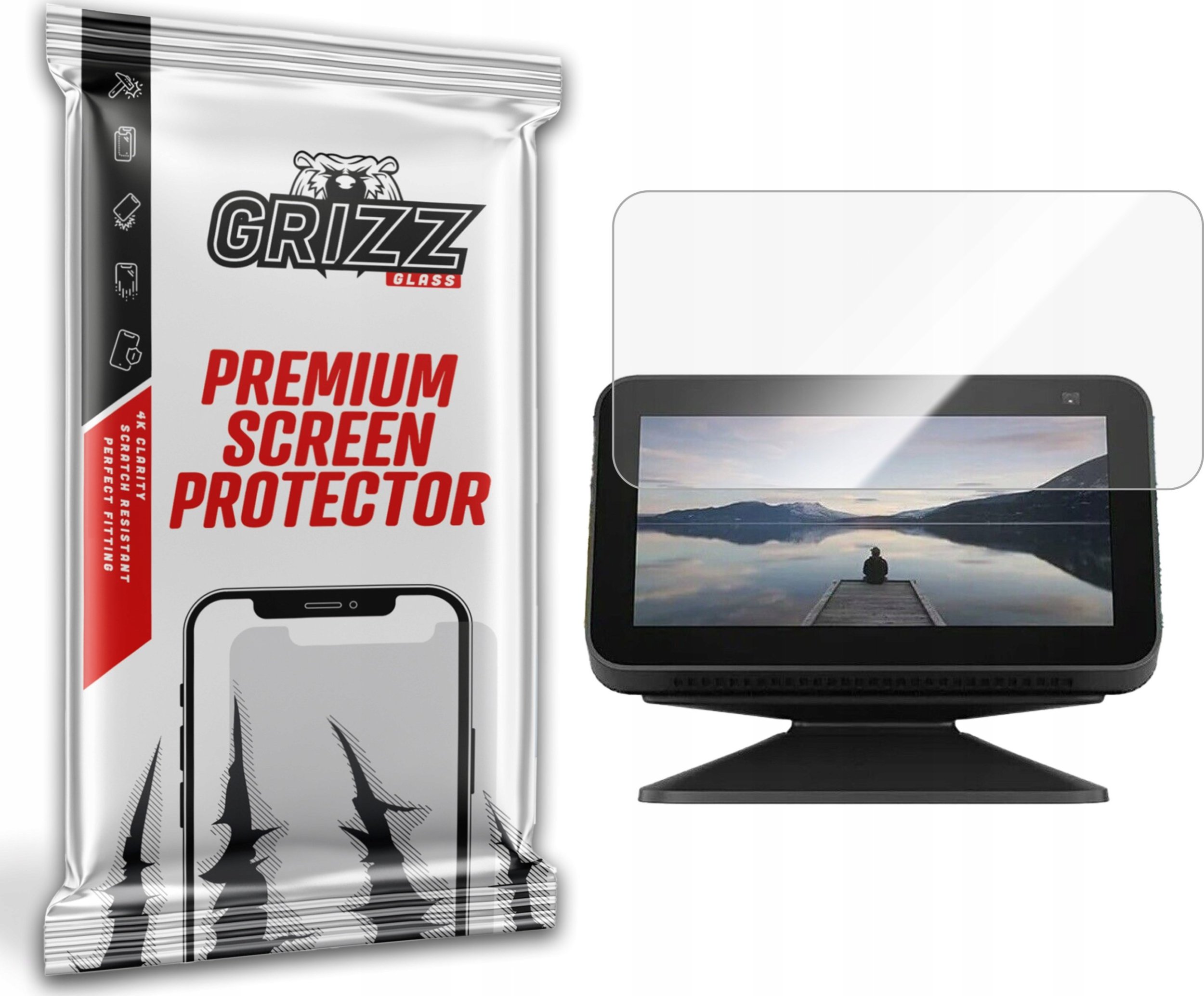 GrizzGlass Folia matowa GrizzGlass PaperScreen do Amazon Echo Show 8 (2gen)