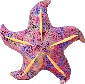 LeanToys Maskotka Pluszowa Rozgwiazda Fioletowa Poduszka 20 cm