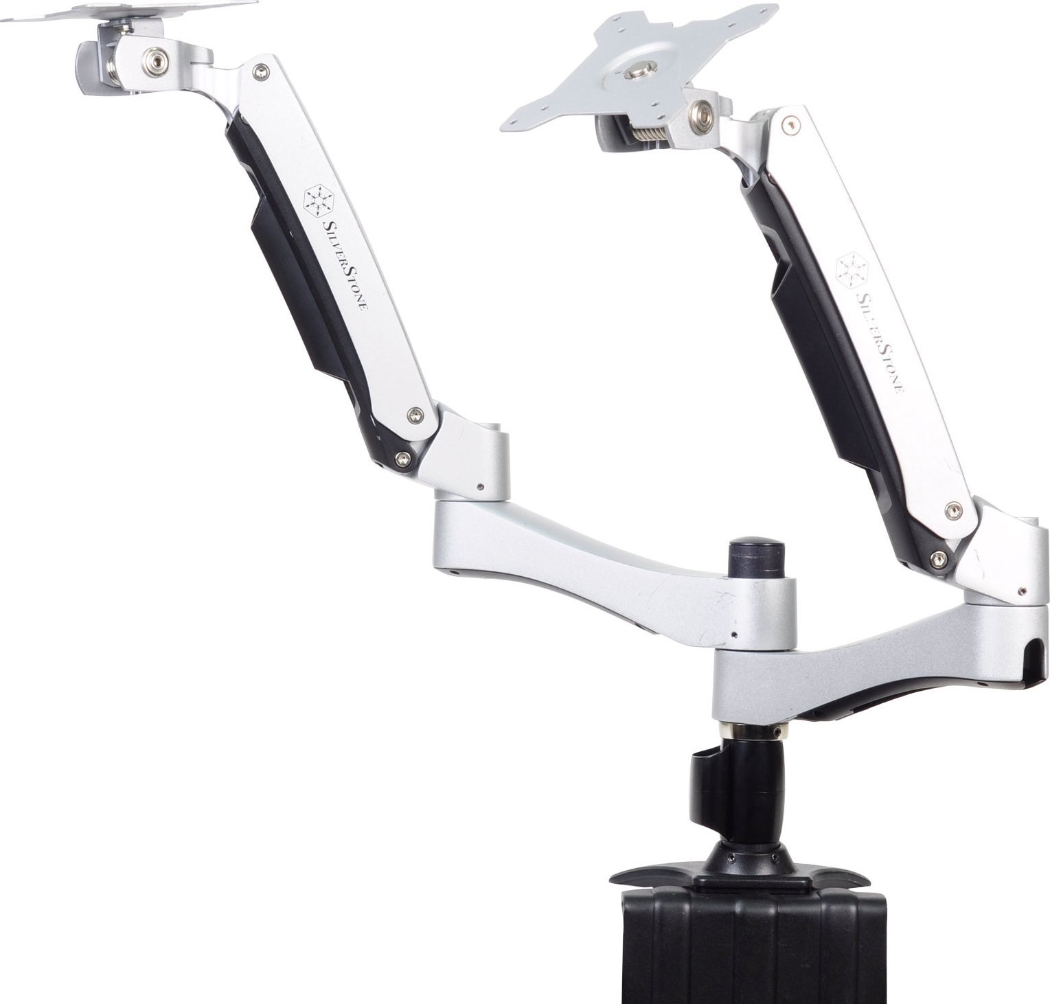 SilverStone Uchwyt biurkowy na 2 monitory do 24" ARM22SC (SST-ARM22SC)