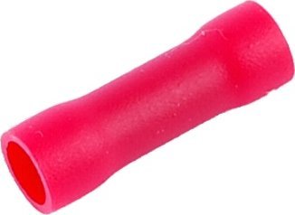 Tulejka izolowana złączka równoległa czerwona 0,5-1,5 100szt KLPR