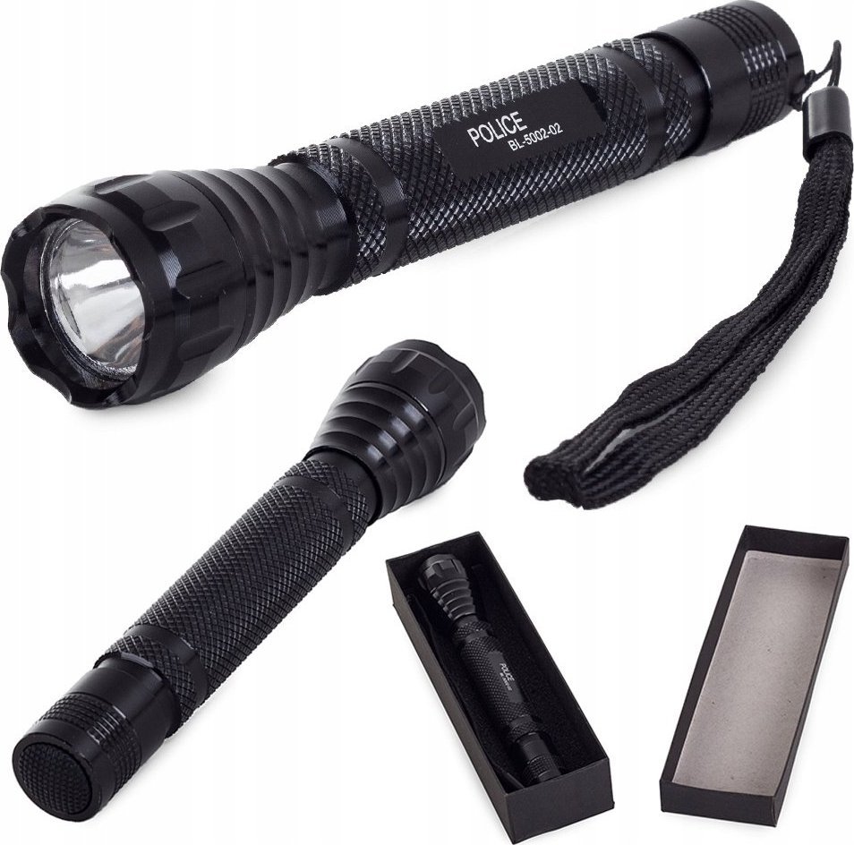 Latarka Verk LATARKA TAKTYCZNA LED 10W MOCNA 2 x AA PREZENT