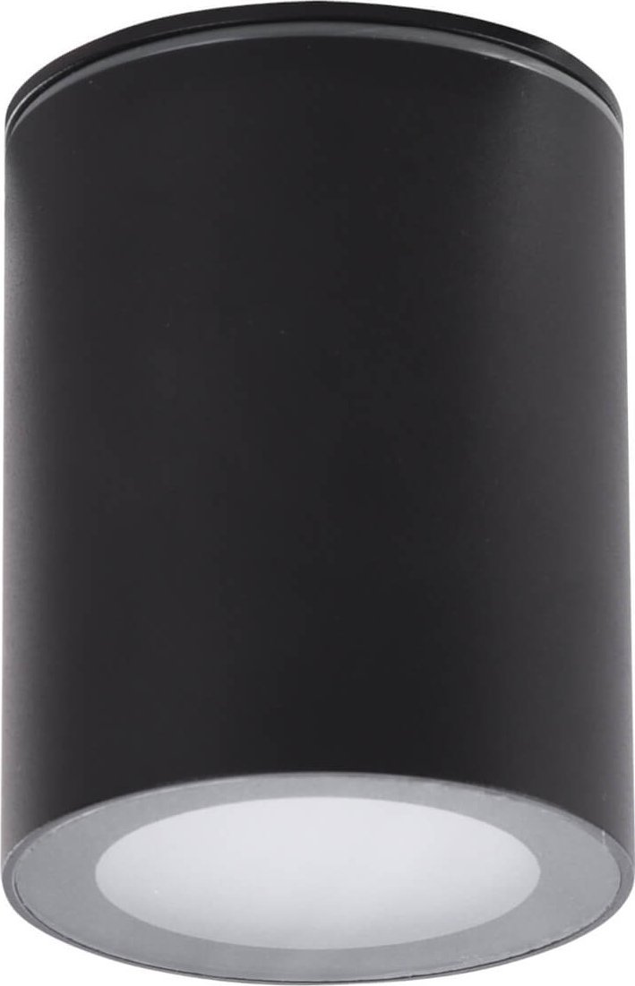 Lampa sufitowa Azzardo Sufitowa lampa czarna Papiko okrągły downlight do łazienki