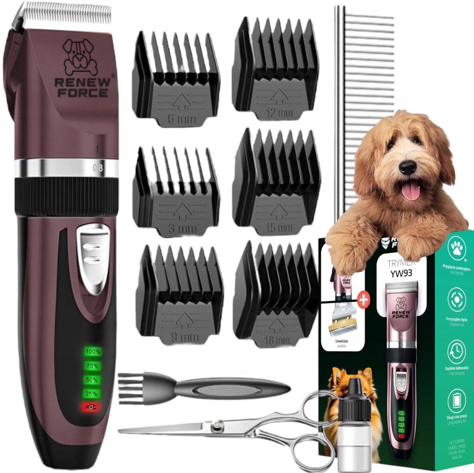 Maszynka uniwersalna bezprzewodowa DexXer 3 W