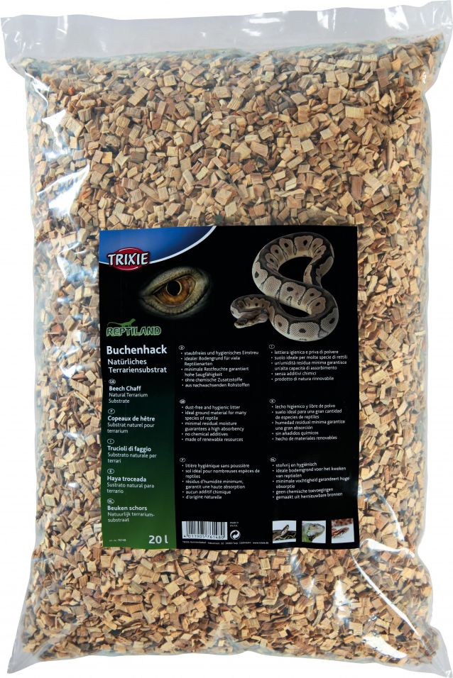 Trixie Podłoże bukowe Naturalne podłoże do terrarium 20 l