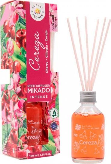 La Casa de los Aromas La Casa de los Aromas Mikado Intense patyczki zapachowe Wiśnia 100ml