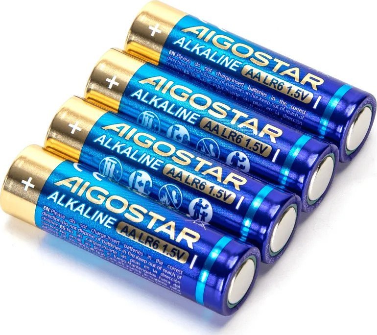 Aigostar Bateria alkaliczna LR6 AA 1.5V 4 szt. Bateria alkaliczna LR6 AA 1.5V 4 szt.