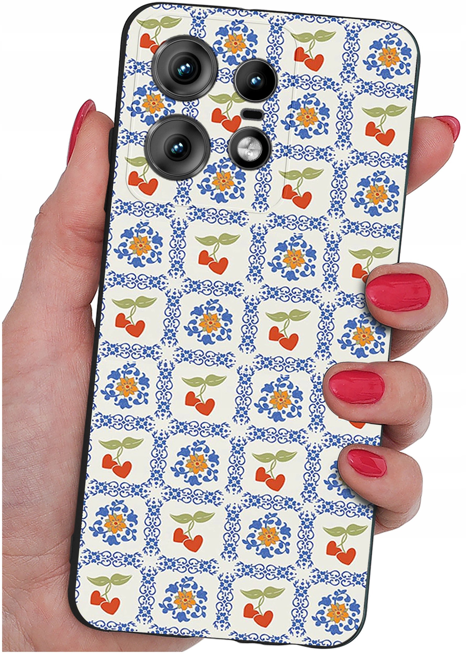 Etui do Motorola Moto EDGE 50 Pro WZORY |SILIKONOWE MATT CASE