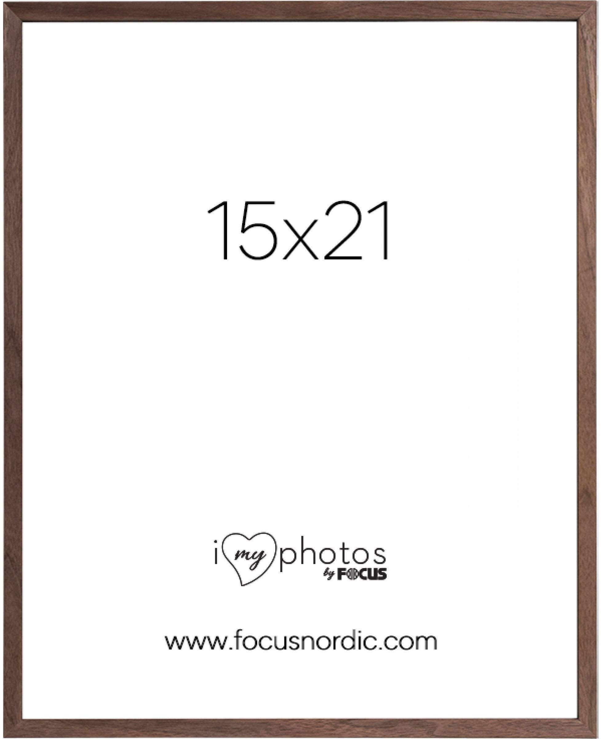 Ramka Focus Focus Rock Walnut Veneer 15x21