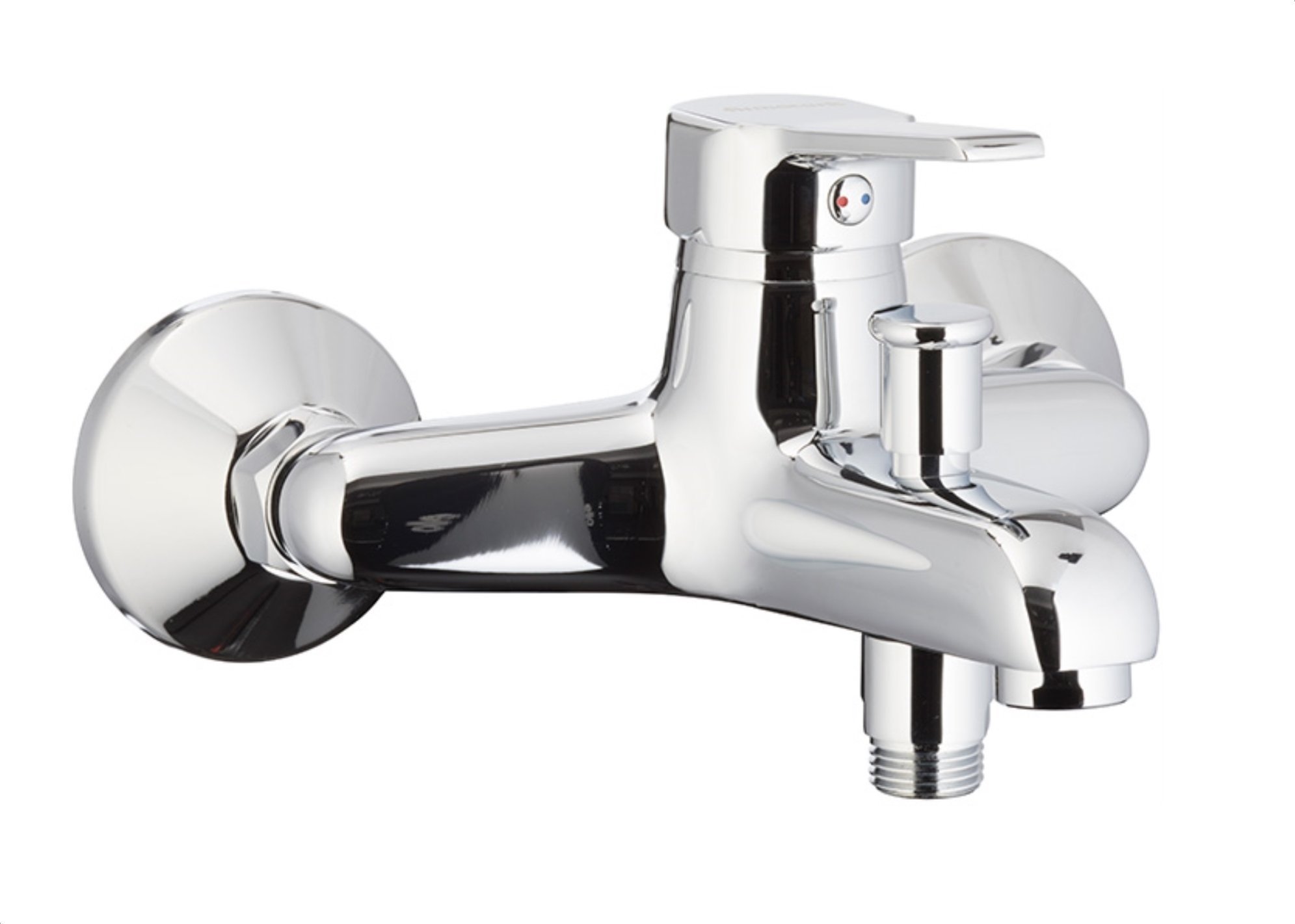 Bateria wannowa KFA Beryl ścienne chrom (4804-010-00)