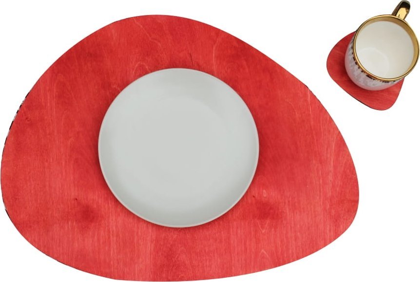 details podkładka na stół duża drewniana pod talerz różne kolory